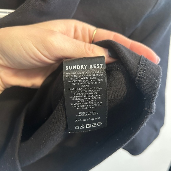 Sunday Best "audio" crop polo top size XS - Picture 7 of 8